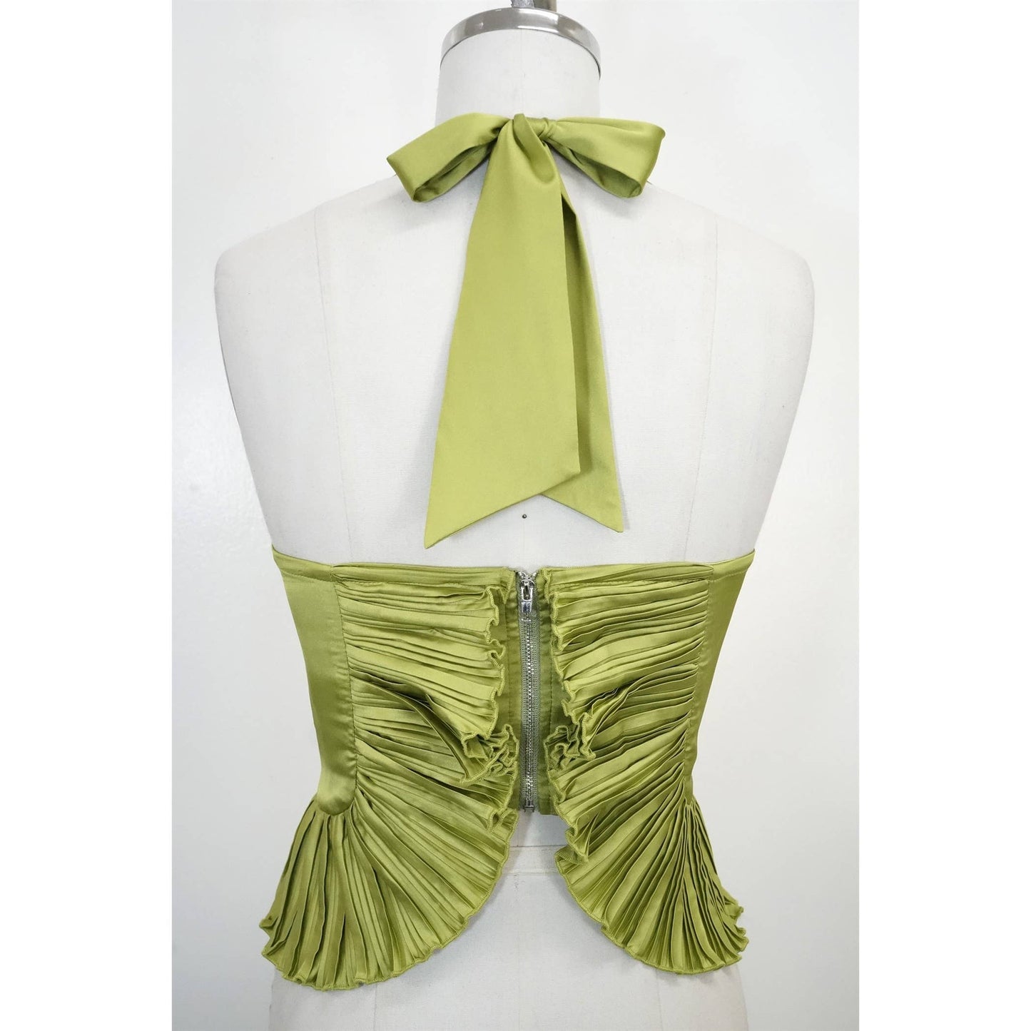 Olive Grace Pleated Top