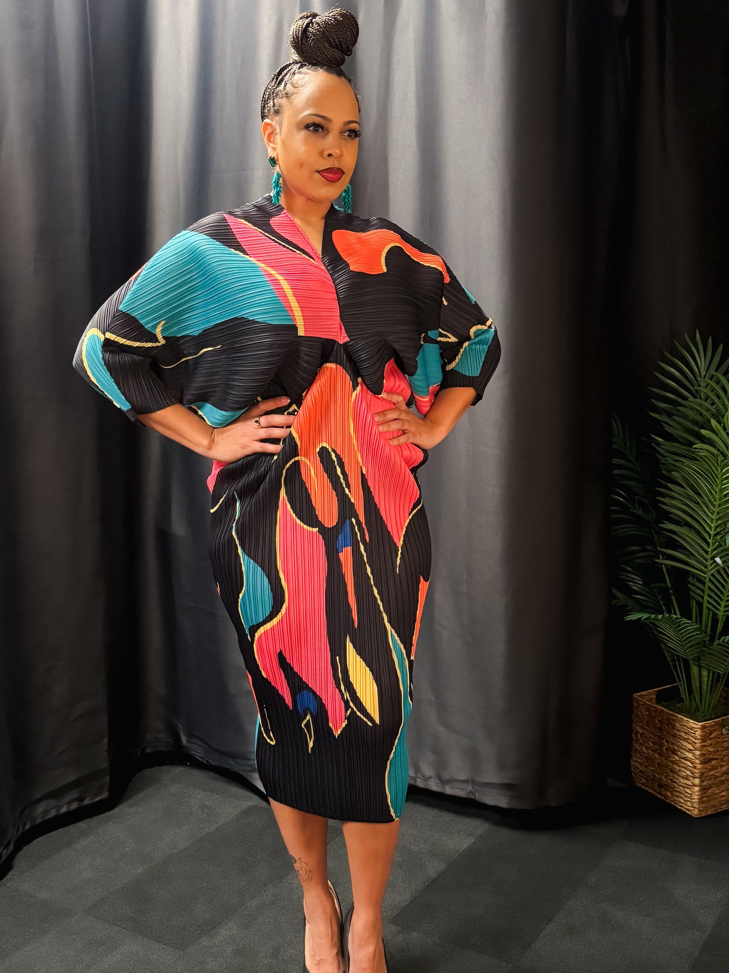 Sunset Swirl Dress