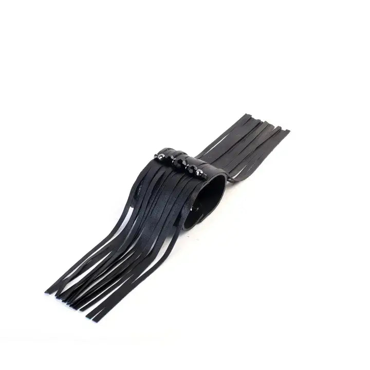 The Black Reverie Fringe Cuff