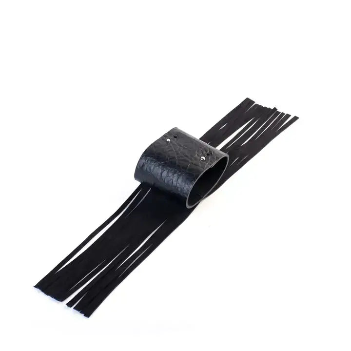 The Black Reverie Fringe Cuff