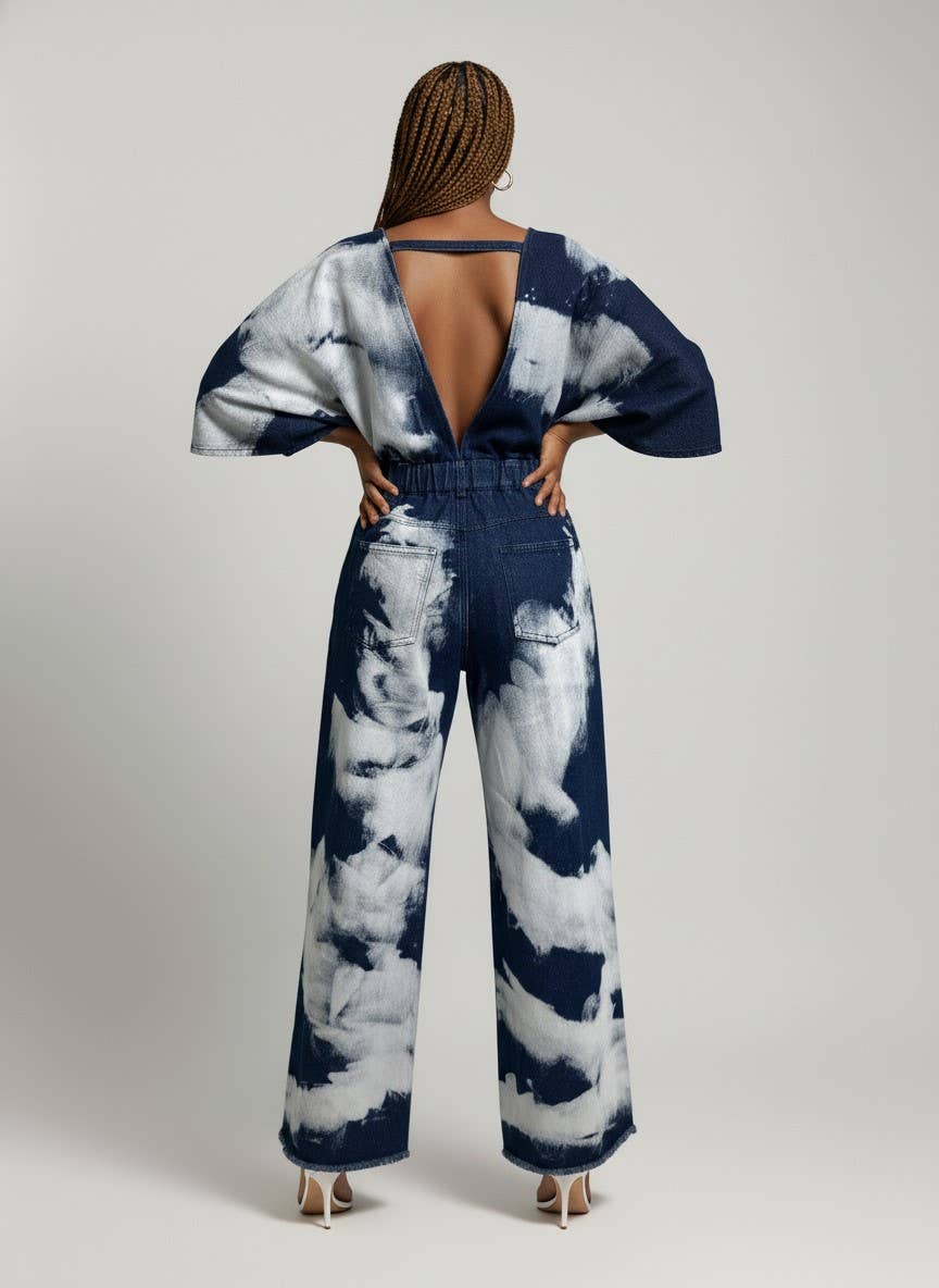 The Indigo Mirage Romper