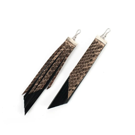 The Amethyst Panther Earrings