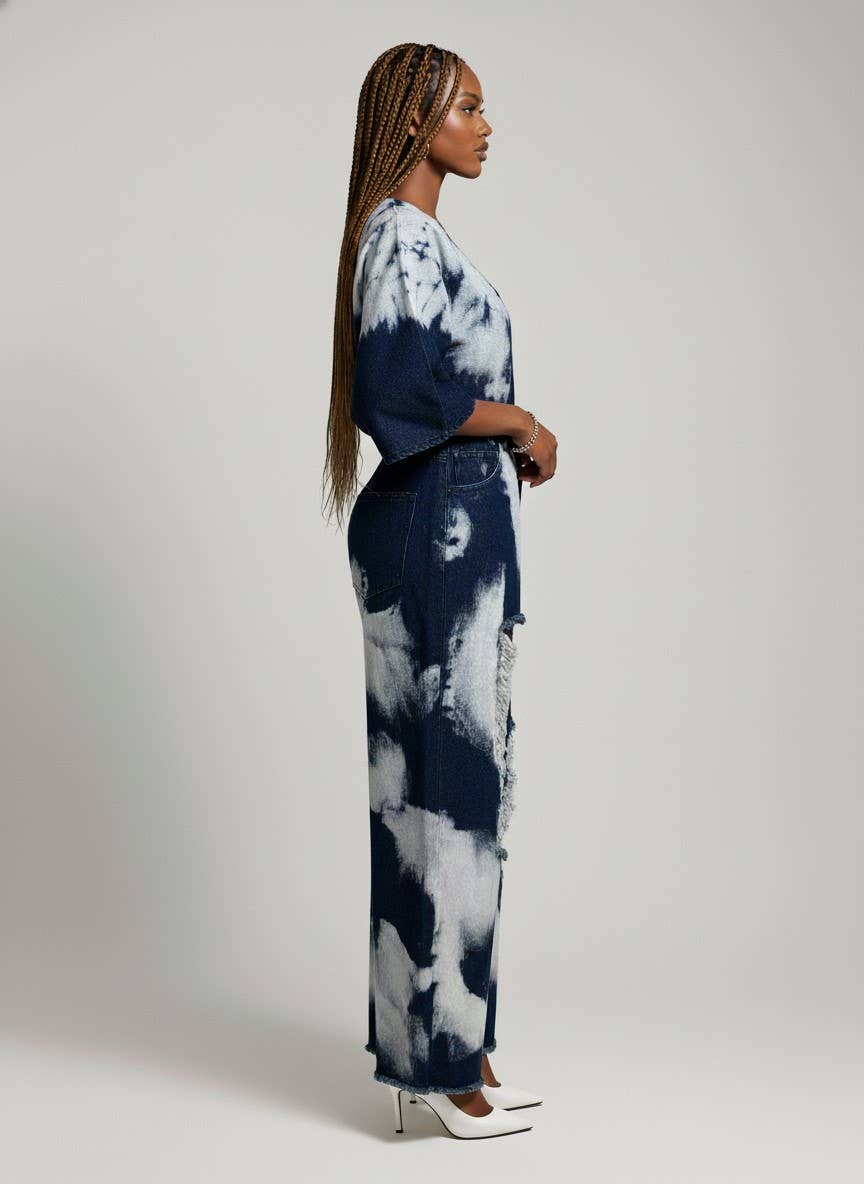 The Indigo Mirage Romper