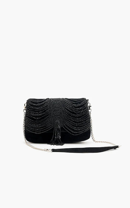 Midnight Noir Clutch by Mode 718