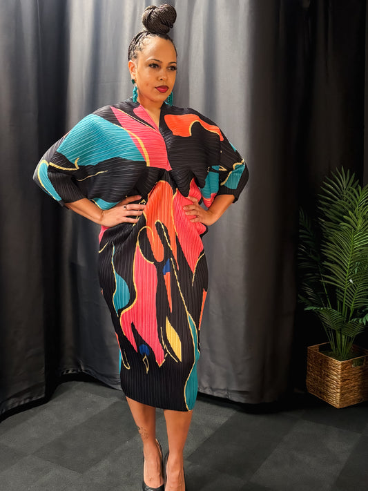 Sunset Swirl Dress
