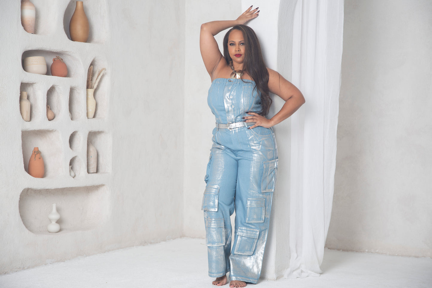 Metallic Muse Jumpsuit