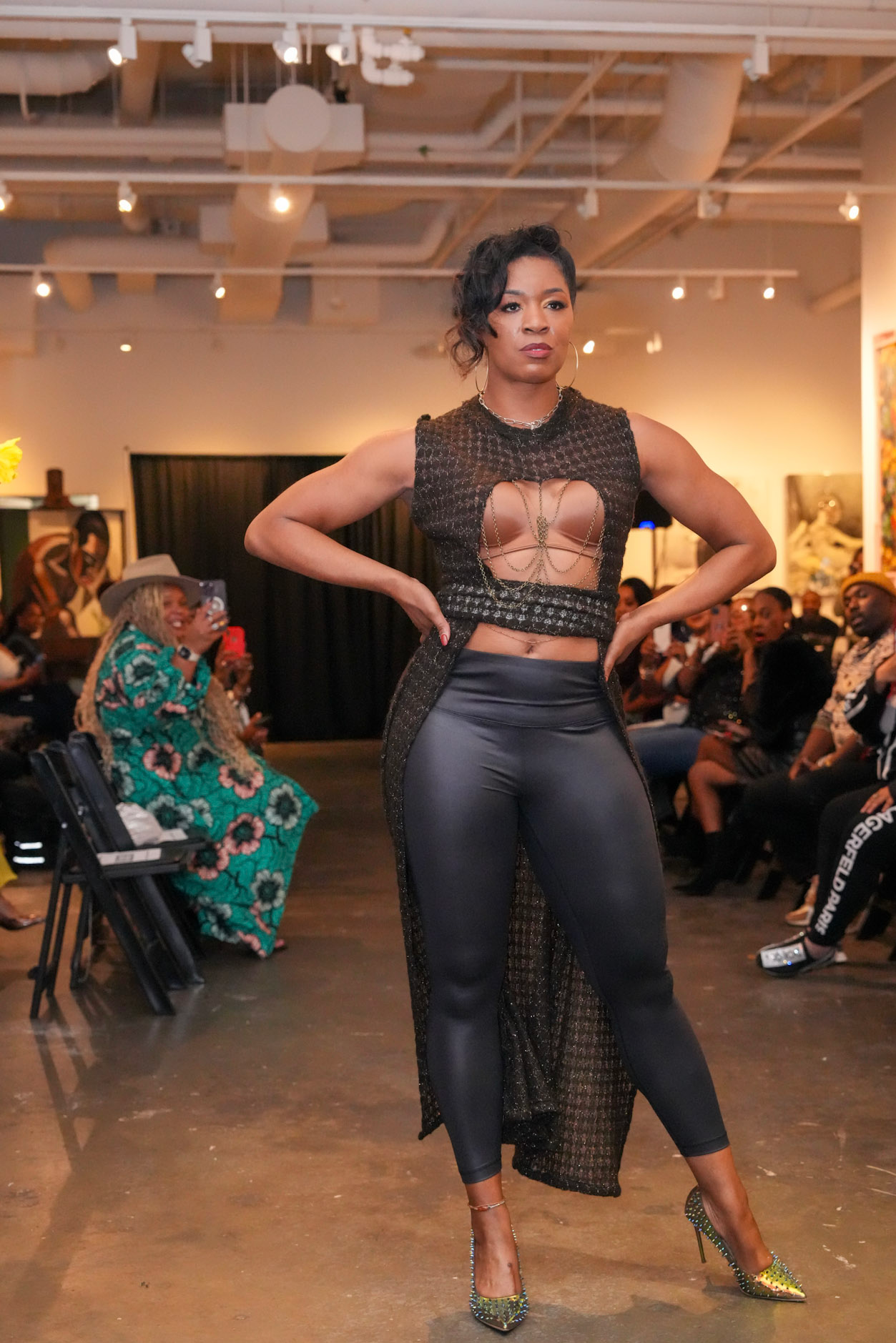 The Shadowline Split Sweater Dress