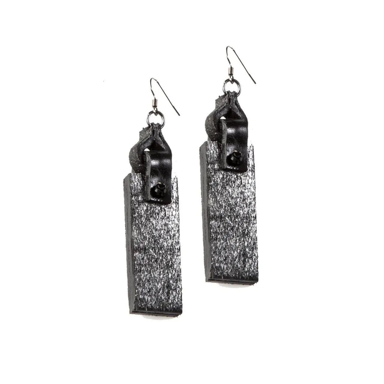 The Garnet Twin Earrings