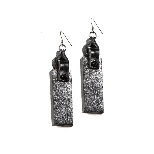 The Garnet Twin Earrings